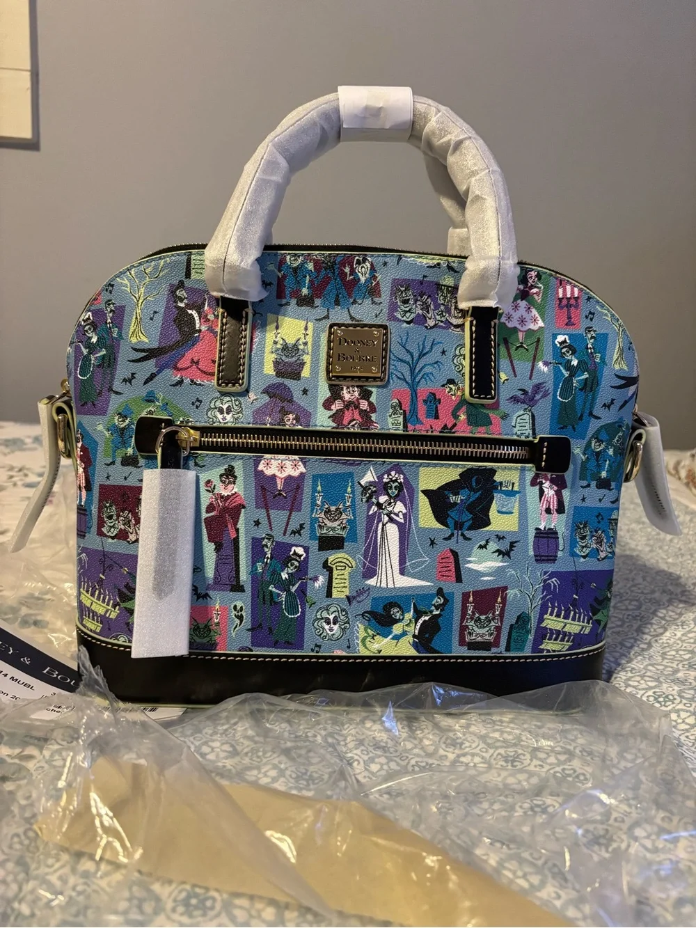 NWT Disney Dooney & Bourke 2020 Haunted Mansion Zip Satchel Style B20SY19